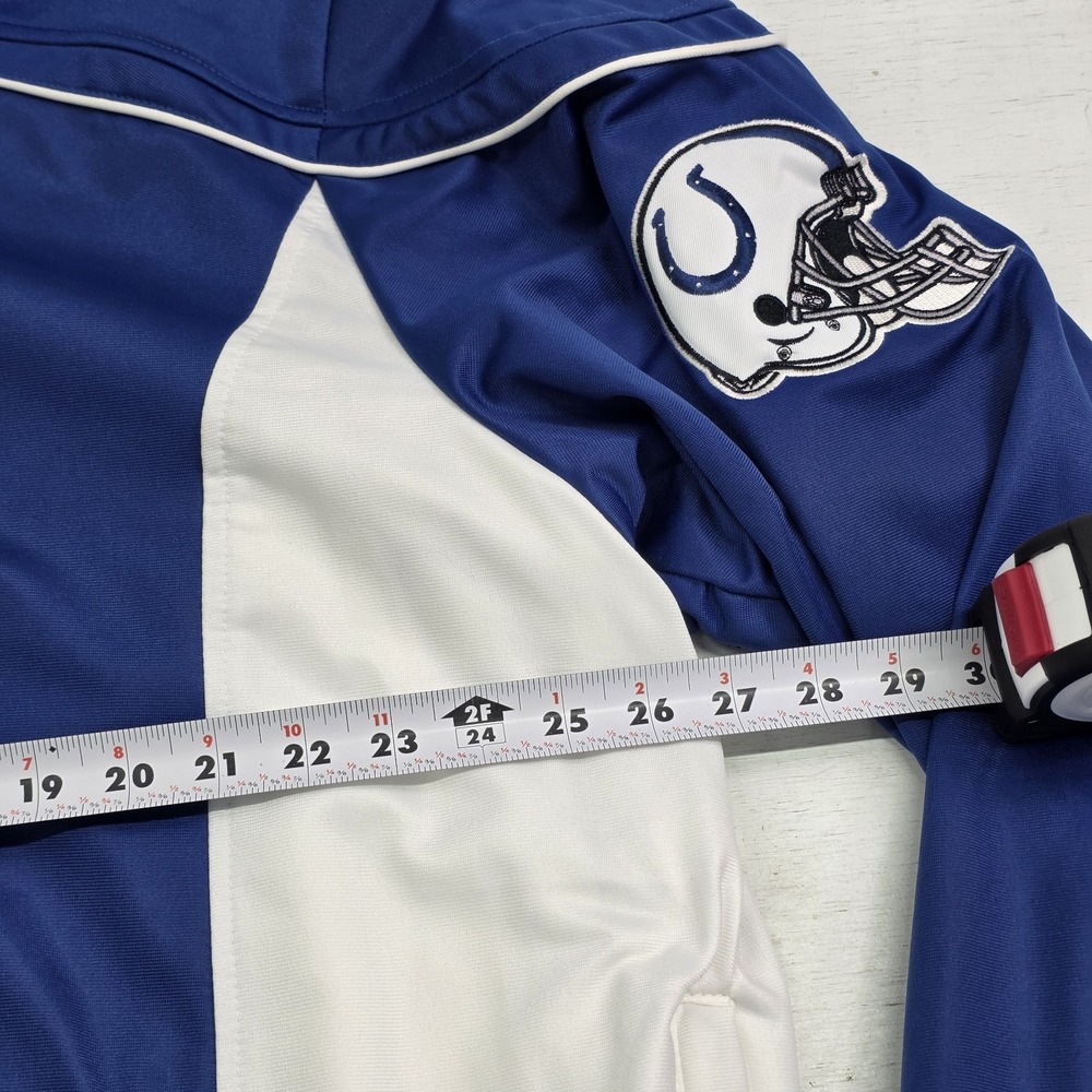 Indianapolis Colts Vintage NFL G-III Heavy Pullover Windbreaker Jacket Men's 2XL - Picture 15 of 16
